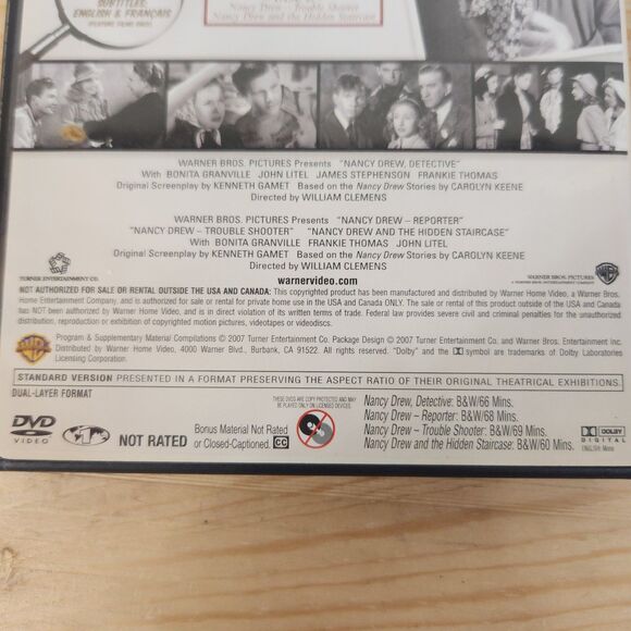 DVD The Original Nancy Drew Mystery Collection - Picture 3 of 7